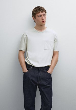 SHORT SLEEVE - Basic T-shirt - stone