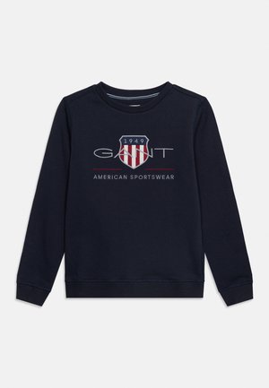 GANT ARCHIVE SHIELD CREW NECK UNISEX - Sweatshirt - evening blue