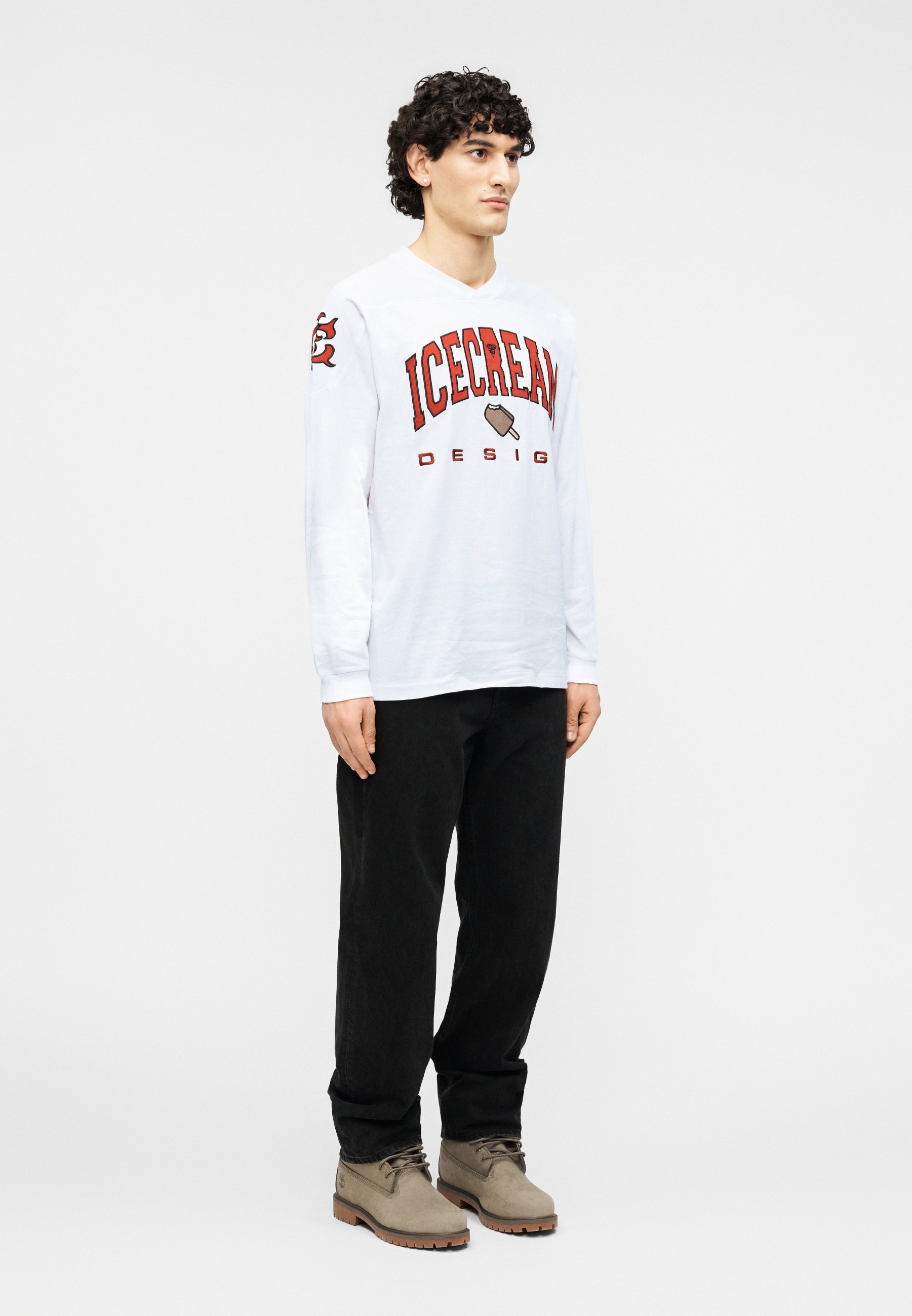 Icecream DESIGN - Long sleeved top - white - Zalando.co.uk