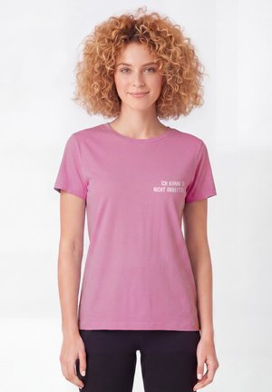watapparel, ICH KANN SO NICHT ARBEITEN - T-Shirt print - bubble pink