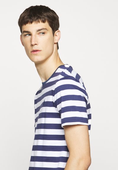 Polo Ralph Lauren SSCNCMSLM2-SHORT SLEEVE-T-SHIRT - T-shirt estampada - navy/white