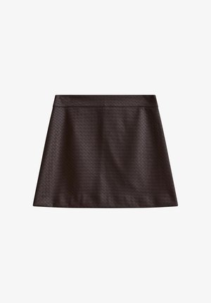 Dobber, LALA SKIRT - A-Linien-Rock - dark brown