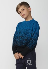Koroshi Stickad tröja - azul