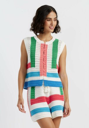 Veste sans manches - cream multi