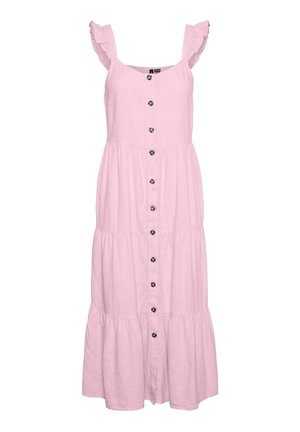 Vero Moda LINN MIDI - Skjortekjole - bonbon