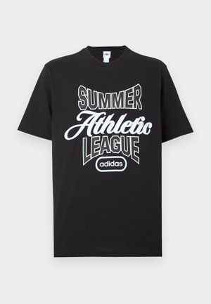 adidas Originals, Tricou cu imprimeu - black