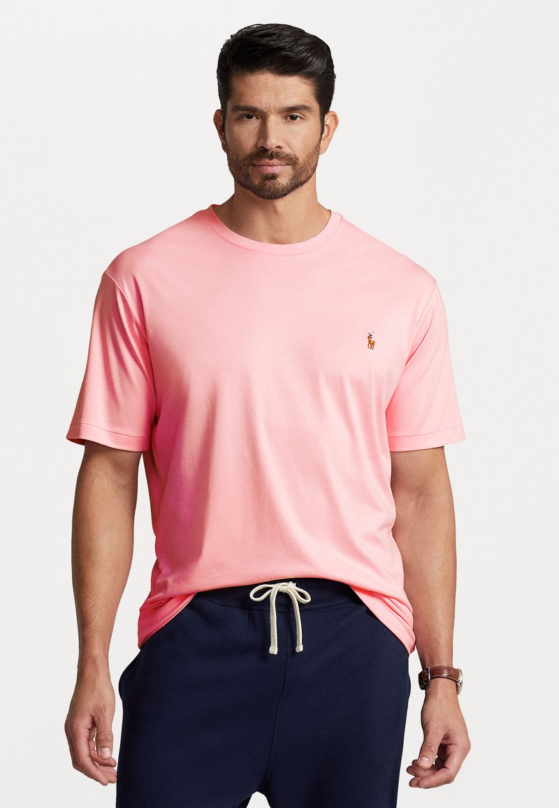 Polo Ralph Lauren Big & Tall - SOFT COTTON CREWNECK T-SHIRT - T-shirt basic - carmel pink, Ingrandire