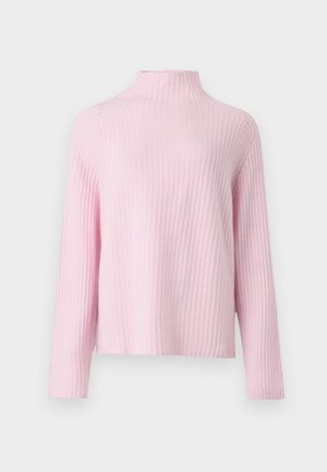 Heledad roosa kudumisdress, pikad varrukad, ribakujundusega ja vabalt liikuv disain.