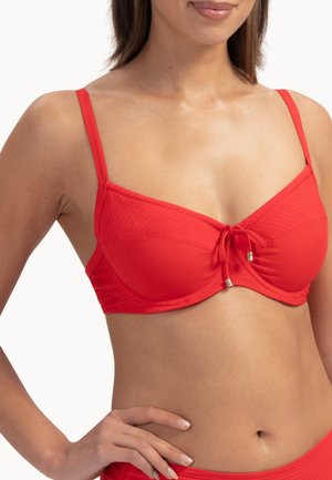 Cyell, BEUGEL BIKINITOP - Bikini top - rood