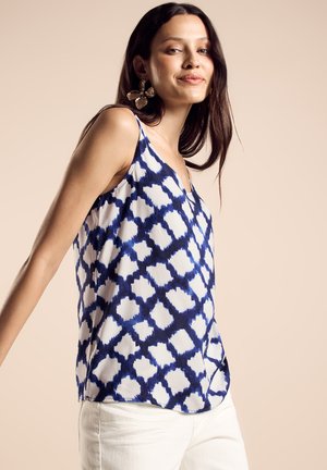Street One BEDRUCKTE - Blouse - blau