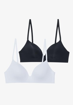 2 PACK - Soutien-gorge invisible - black/white