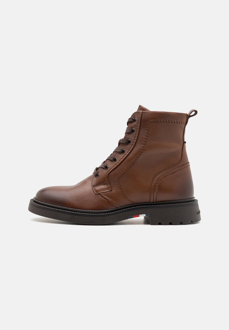 Tommy Hilfiger COMFORT BOOT - Snørestøvletter - winter cognac