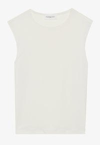 CROPPED TANKTOP IN POLYAMIDE MIX - Top - egret