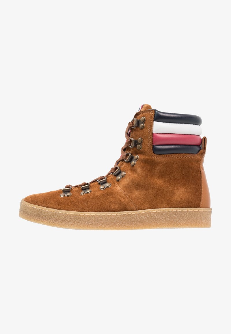 Tommy Hilfiger Snørestøvletter - cognac