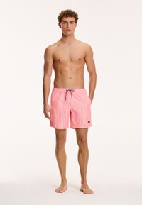Shiwi REGULAR FIT STRIPE - Fürdőnadrág - neon orange