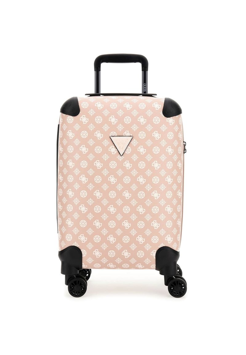 Guess TROLLEY WILDER 4G LOGO PEONY Wheeled suitcase rosa chiaro