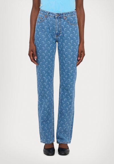 MARINE SERRE MOON LASER - Jean droit - light blue