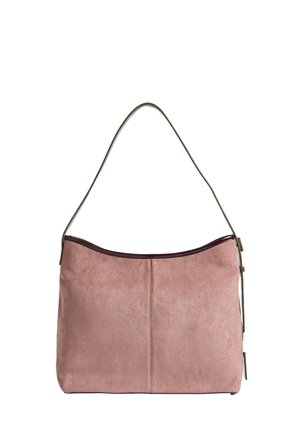 Love & Roses SLOUCHY - Bolso shopping - burgandy and green