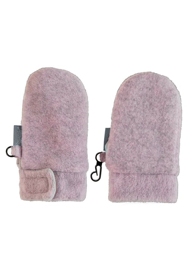FÄUSTLINGE MICROFLEECE UNI - Fäustling - rosa melange
