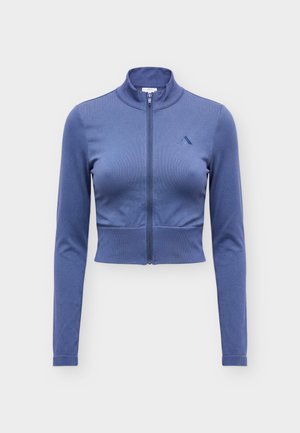 adidas Performance, WORKOUT ESSENTIALS ZIP THROUGH JACKET - Veste de survêtement - preloved ink
