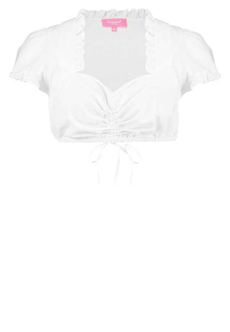 Krüger Dirndl Blouse wit Krüger Dirndl Blouse wit