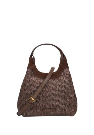 SCHOUDER DUA - Borsa a mano - choco