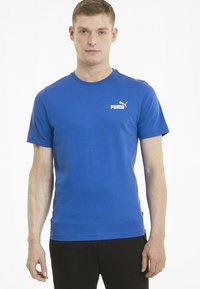 Puma SMALL LOGO  - Paprasti marškinėliai - dark blue
