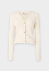 ONLKATIA CABLE V NECK - Gilet - whitecap gray