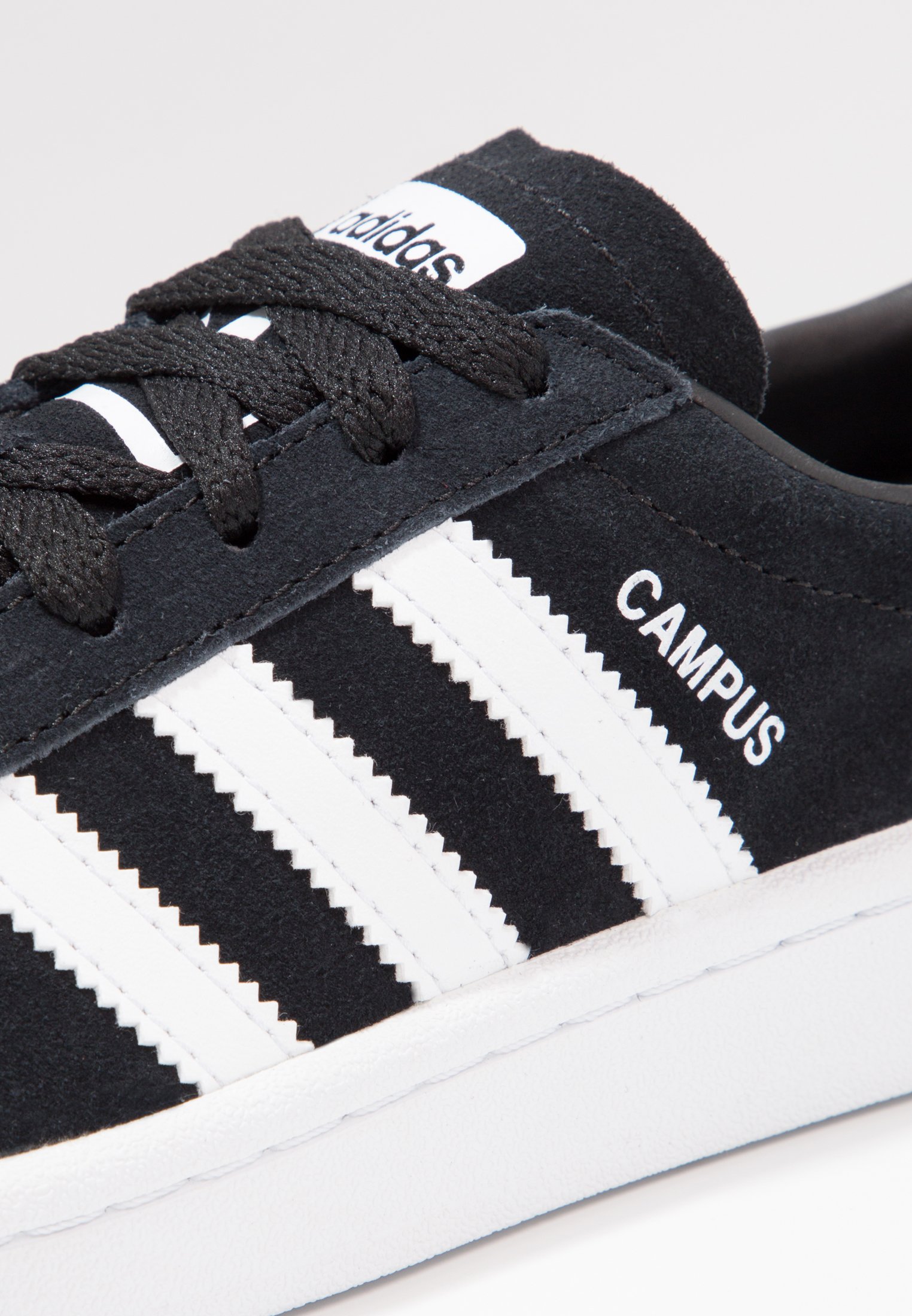 adidas originals campus trainers in core black