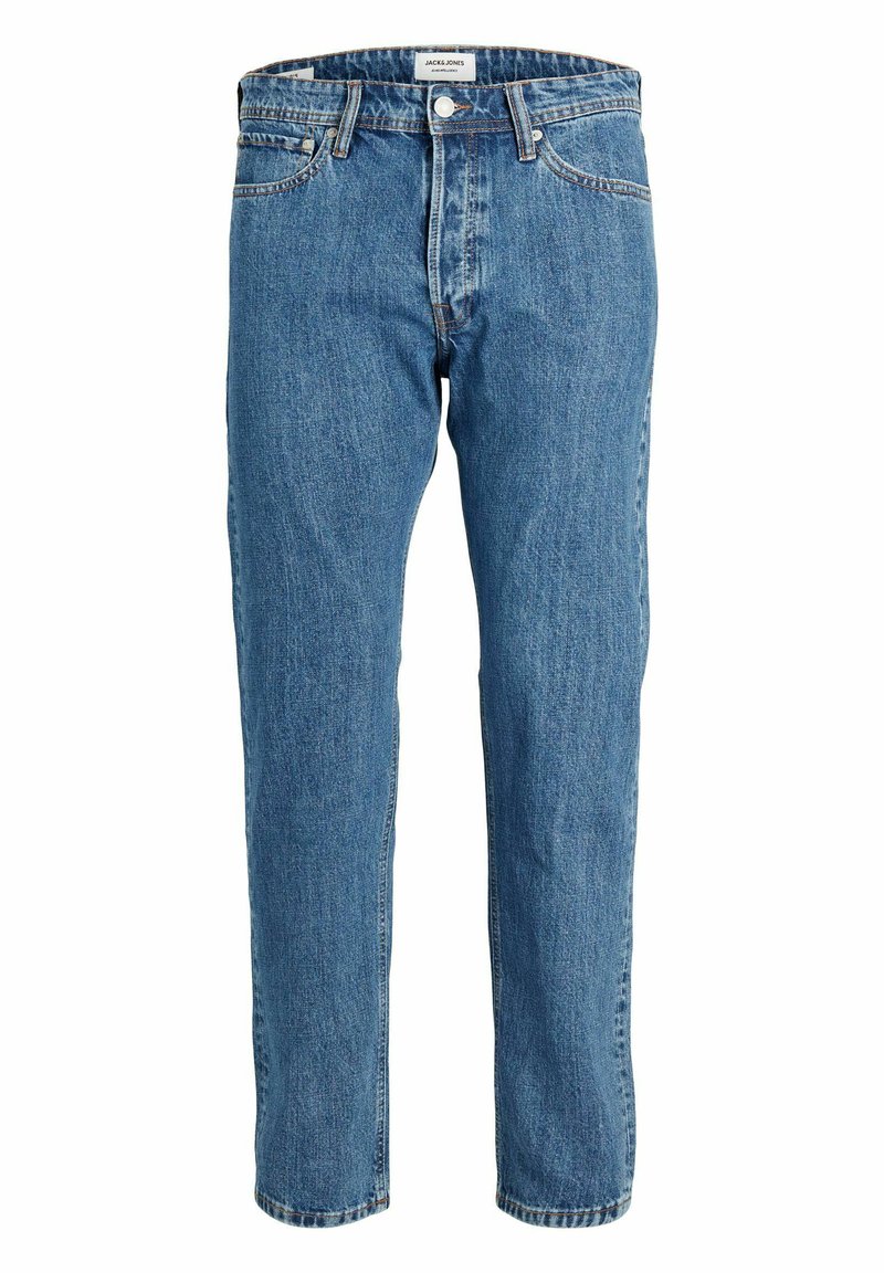 thumbnail image 2 of Men's Big & Tall Relaxed Fit Jeans - Comfortable Rinsed Wash Denim, Button Closure, 35" Inseam 2 of 6