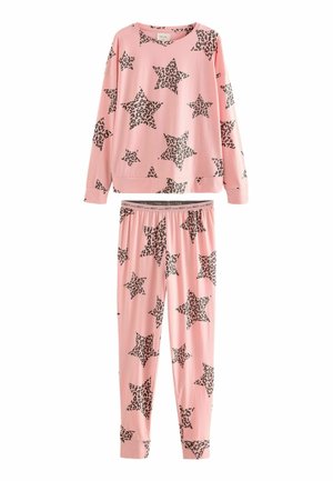 SET PRINT LONG SLEEVE - REGULAR FIT - Pyjama set - pink leopard star
