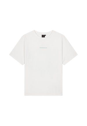 Tomorrowland Store FLOWER STAMP TSHIRT MEN WHITE - T-shirt print - white