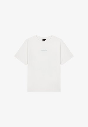 Tomorrowland Store, FLOWER STAMP TSHIRT MEN WHITE - T-shirt print - white