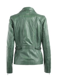 NO N4ME Lederjacke - grün prime