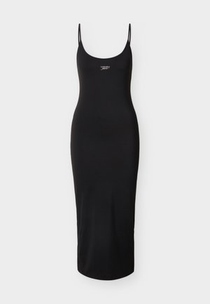 Tommy Jeans, SCRIPT MIDI DRESS - Φόρεμα σε ίσια γραμμή - black