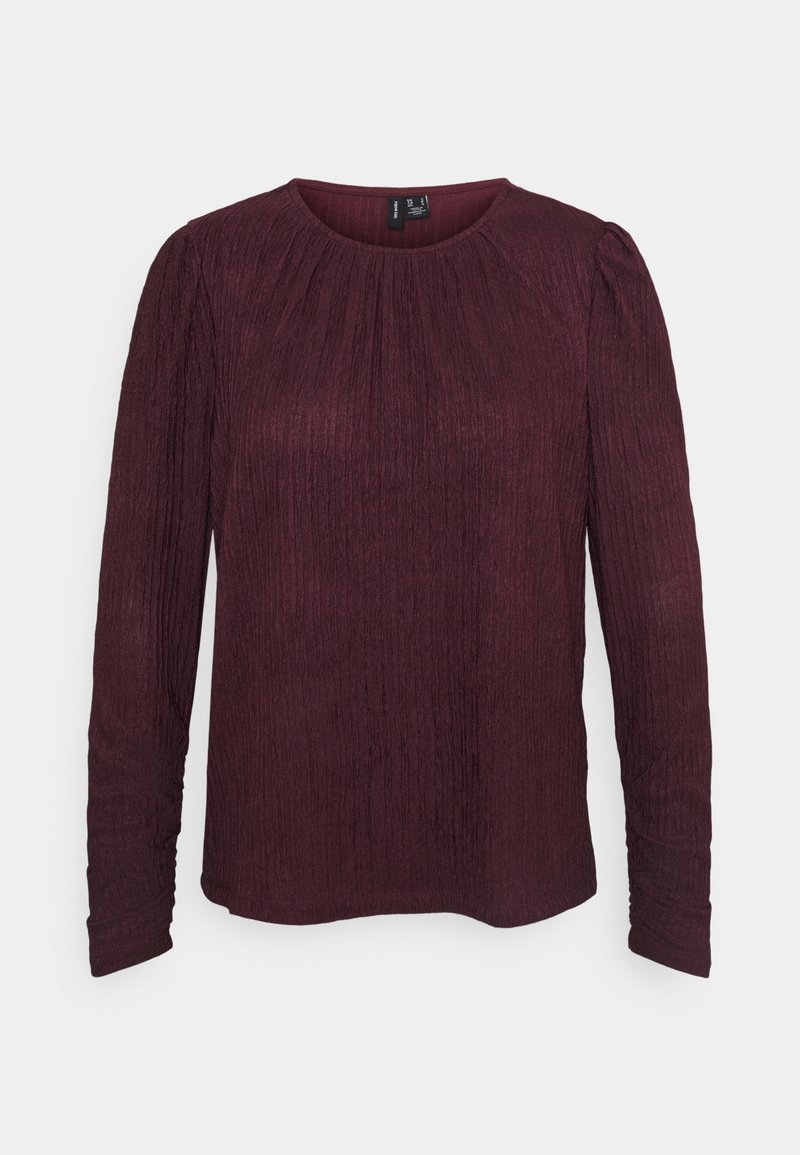 Vero Moda Longsleeve donkerrood