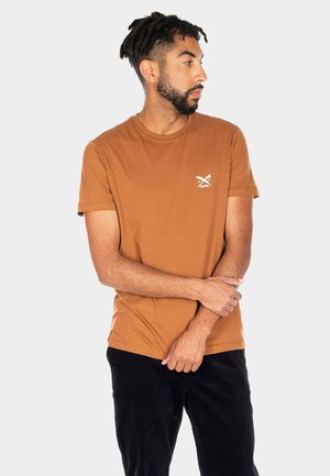 Iriedaily CHESTFLAG - T-Shirt basic - hazel