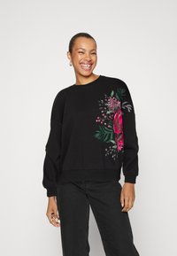 ONLY ONLWANTED FLOWERS - Sudadera - black