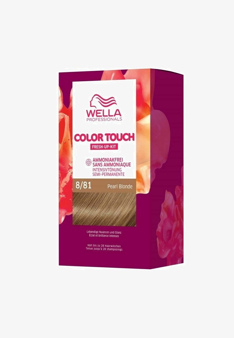 Wella - WELLA COLOR TOUCH RICH NATURALS 8/81 PEARL BLONDE - Hårfärg - yellow, Förstora