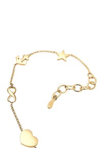 Elli KREUZ HERZ INFINITY ANKER STERN  - Armband - gold-coloured