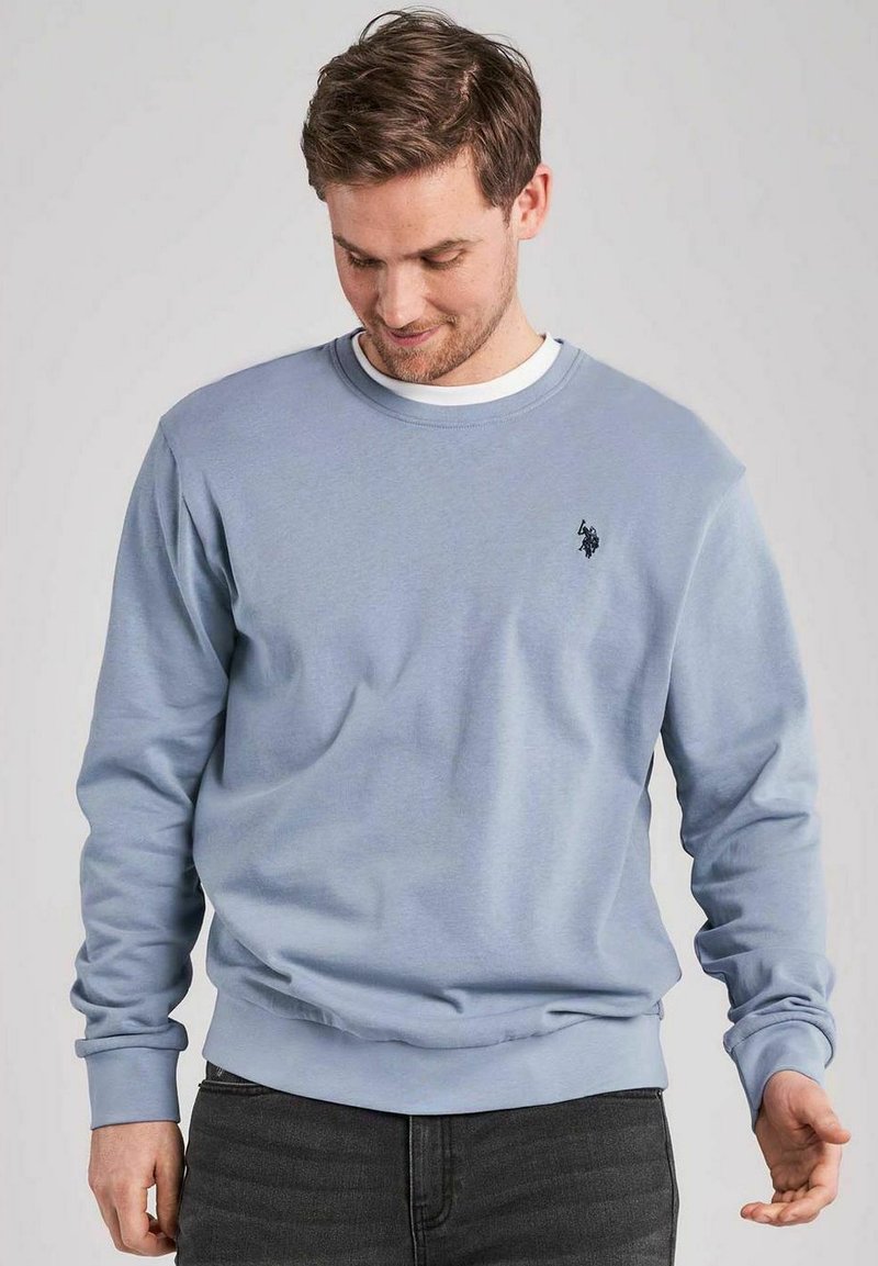 U.S. Polo Assn. O NECK ADLER - Sweater - stonewash