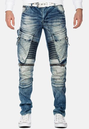 Cipo & Baxx, HERREN  HOSE STONEWASHED - Jeans Tapered Fit - blau