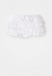 DECONSTRUCTED FRILL BLOOMERS - Šorti - white