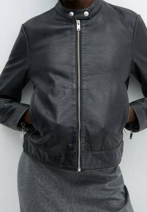 Veste en cuir - black