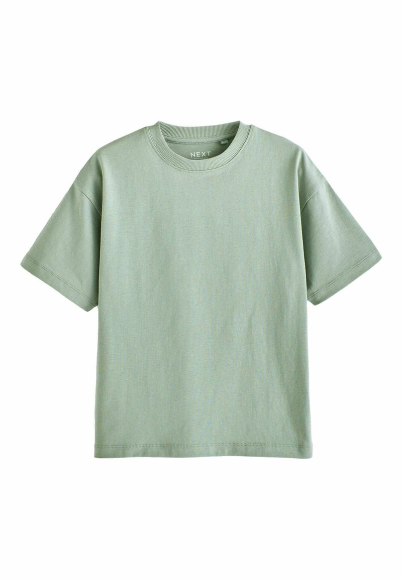Next SHORT SLEEVE REGULAR FIT - Jednoduché tričko - mineral