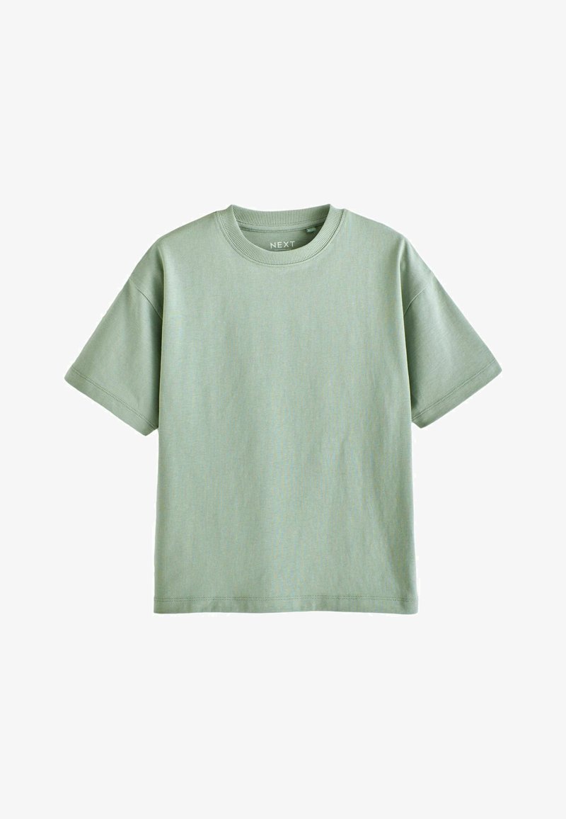 Next SHORT SLEEVE REGULAR FIT - Jednoduché tričko - mineral