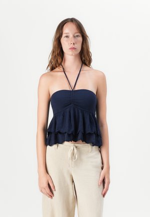 CONVERTIBLE STRAPLESS - Blouse - dark blue