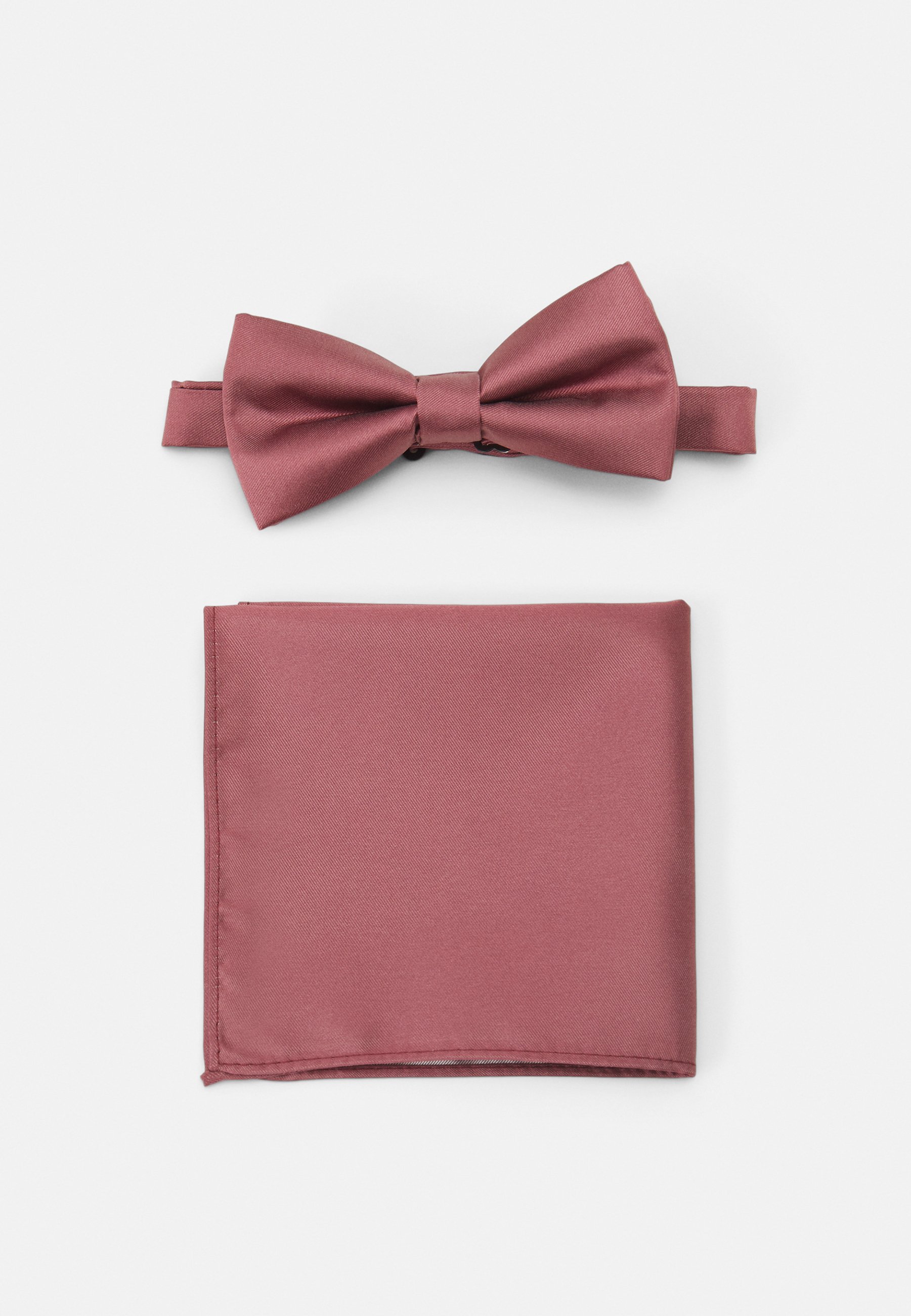 Set Papillon E Fazzoletto Da Tasca In Morbido Poliestere: Oltre 20 Colori, Eleganza Uomo Per Matrimoni E Feste - 2