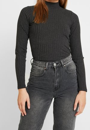 Pullover - mottled dark grey