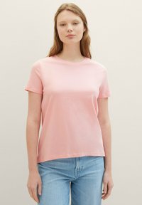 TOM TAILOR DENIM Basic póló - crystal pink